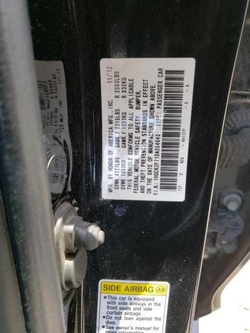 Photo 10 from auction – 2013 HONDA ACCORD EX with VIN 1HGCR2F71DA054640