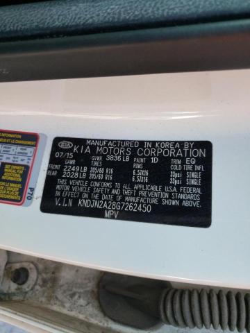 Photo 10 from auction – 2016 KIA SOUL with VIN KNDJN2A28G7262450
