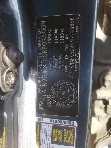 Photo 10 from auction – 2009 KIA RONDO BASE with VIN KNAFG528997293856