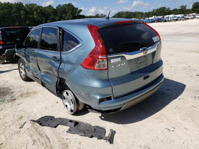 Photo 3 from auction – 2015 HONDA CR-V LX with VIN 2HKRM3H33FH547349