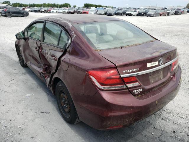 Photo 3 from auction – 2014 HONDA CIVIC LX with VIN 19XFB2F58EE075269
