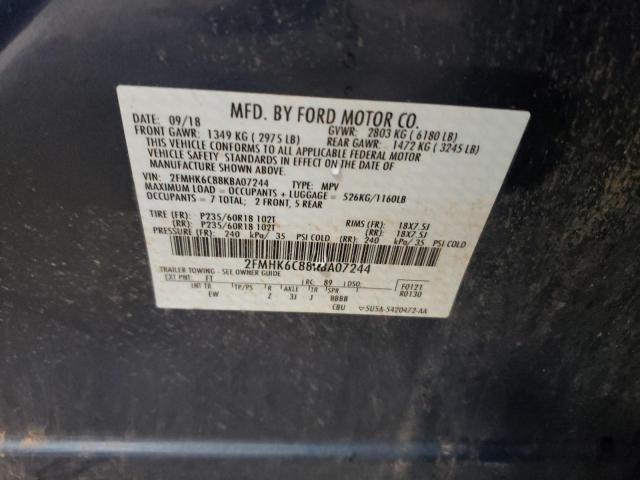 صورة رقم 10 من المزاد - 2019 FORD FLEX SEL مع VIN 2FMHK6C88KBA07244