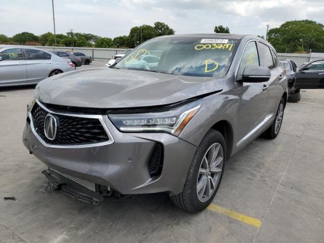 Photo 2 from auction – 2022 ACURA RDX TECHNO with VIN 5J8TC2H57NL003291