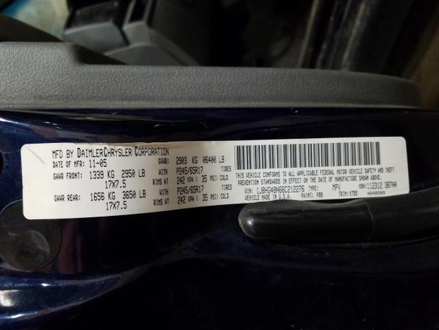 Photo 10 from auction – 2006 JEEP COMMANDER with VIN 1J8HG48N66C212276