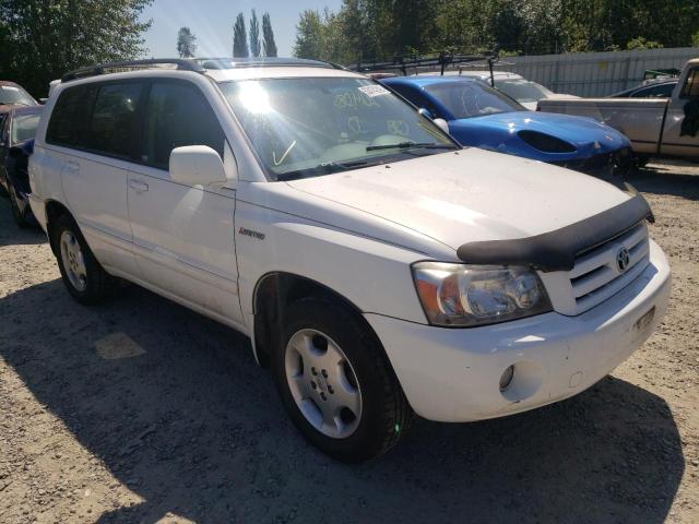 TOYOTA HIGHLANDER 2005 with VIN JTEEP21A050084733 - Photo from auction