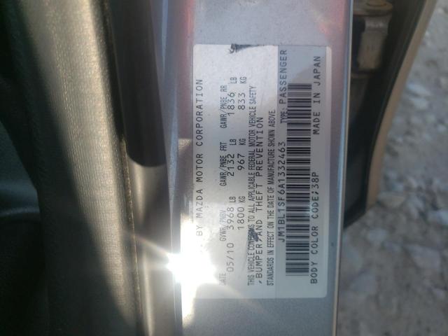 Photo 10 from auction – 2010 MAZDA 3 I with VIN JM1BL1SF6A1332463