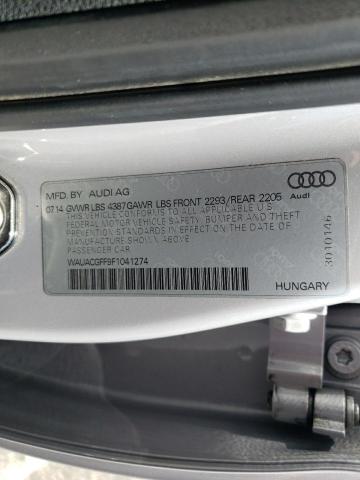 Zdjęcie 10 z aukcji – 2015 AUDI A3 PREMIUM z VIN WAUACGFF9F1041274