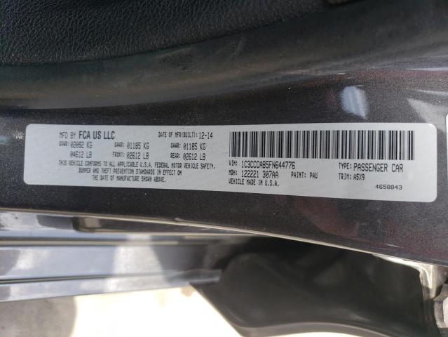 Photo 10 from auction – 2015 CHRYSLER 200 LIMITE with VIN 1C3CCCAB5FN644776
