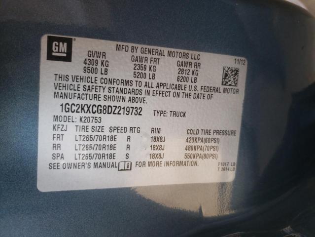 Photo 10 from auction – 2013 CHEVROLET SILVERADO with VIN 1GC2KXCG8DZ219732