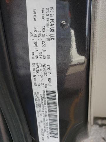 Photo 10 from auction – 2016 DODGE GRAND CARA with VIN 2C4RDGCG6GR257323
