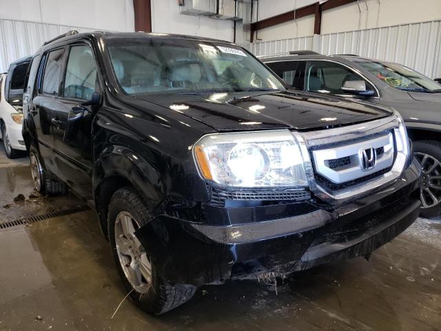 HONDA PILOT EXLN 2011 with VIN 5FNYF4H73BB010424 - Photo from auction