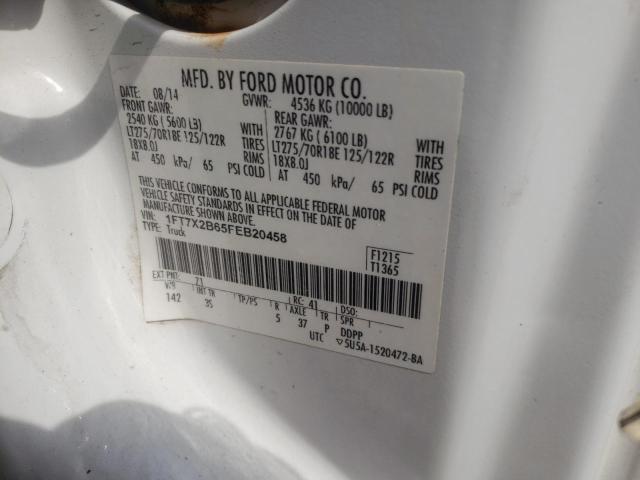 Photo 10 from auction – 2015 FORD F250 SUPER with VIN 1FT7X2B65FEB20458