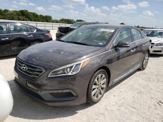 Photo 2 from auction – 2017 HYUNDAI SONATA SPO with VIN 5NPE34AF6HH449270