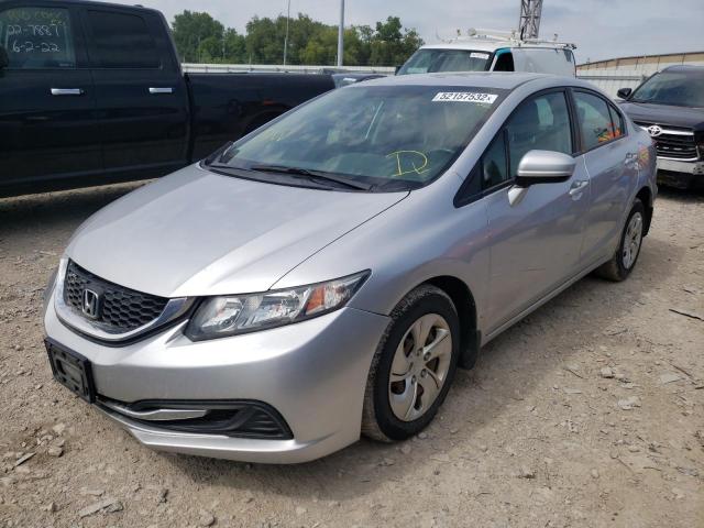 Photo 2 from auction – 2015 HONDA CIVIC LX with VIN 19XFB2F5XFE282019