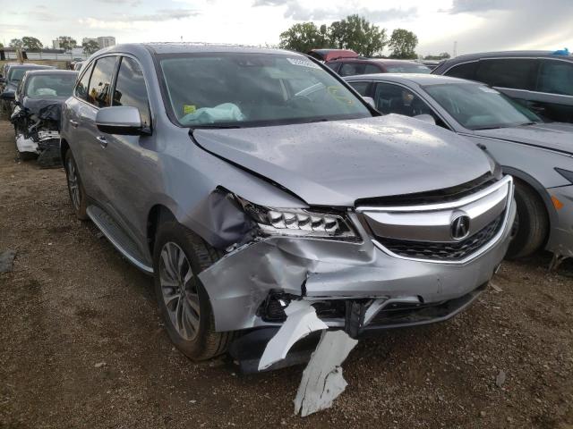 ACURA MDX TECHNO 2016 with VIN 5FRYD4H40GB044709 - Photo from auction