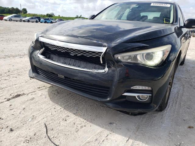 Photo 9 from auction – 2014 INFINITI Q50 BASE with VIN JN1BV7ARXEM685904