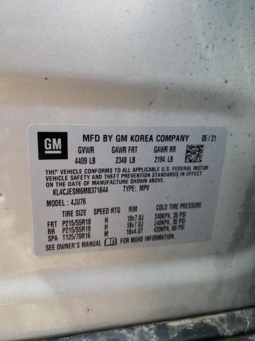 Photo 10 from auction – 2021 BUICK ENCORE PRE with VIN KL4CJESM6MB371644