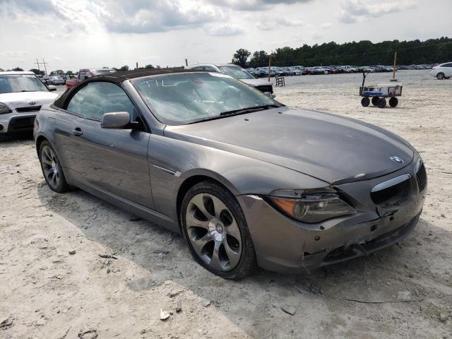 BMW 650 I 2007 with VIN WBAEK13527CN83805 - Photo from auction
