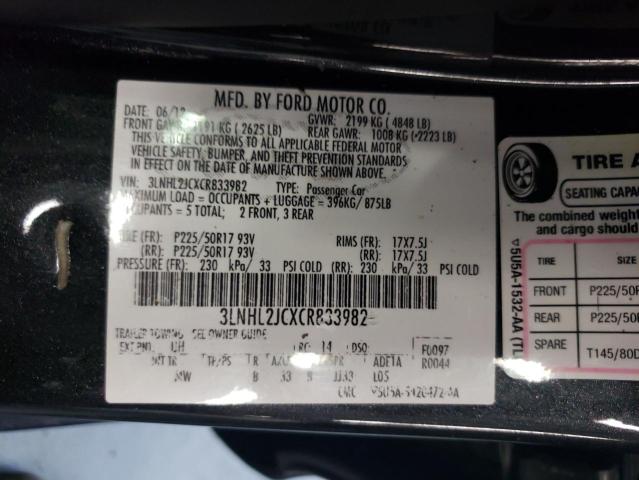 Photo 10 from auction – 2012 LINCOLN MKZ with VIN 3LNHL2JCXCR833982