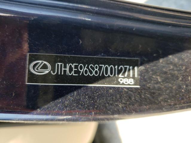 Photo 10 from auction – 2007 LEXUS GS 350 with VIN JTHCE96S870012711