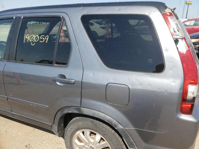Photo 9 from auction – 2005 HONDA CR-V SE with VIN JHLRD78905C812723
