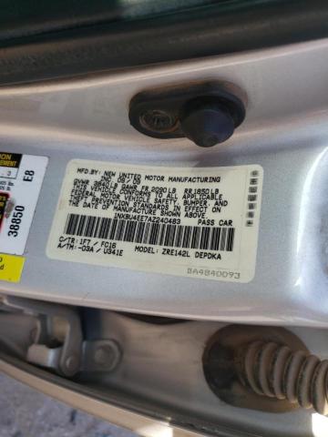 Photo 10 from auction – 2010 TOYOTA COROLLA BA with VIN 1NXBU4EE7AZ240483