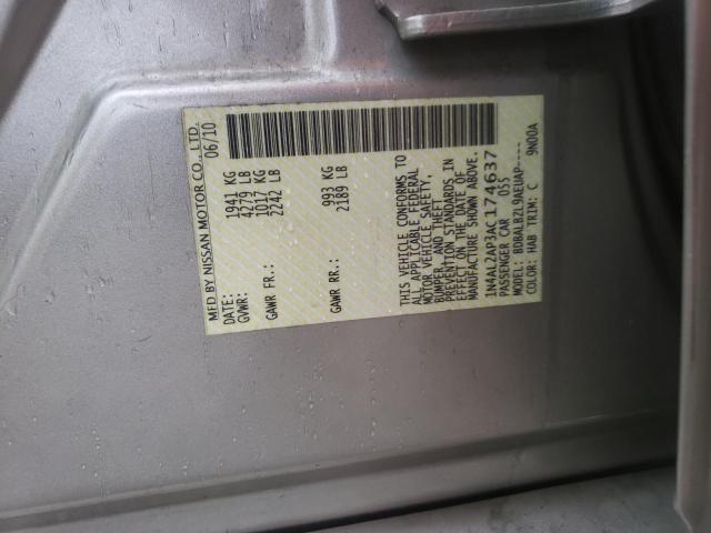 Photo 10 from auction – 2010 NISSAN ALTIMA BAS with VIN 1N4AL2AP3AC174637