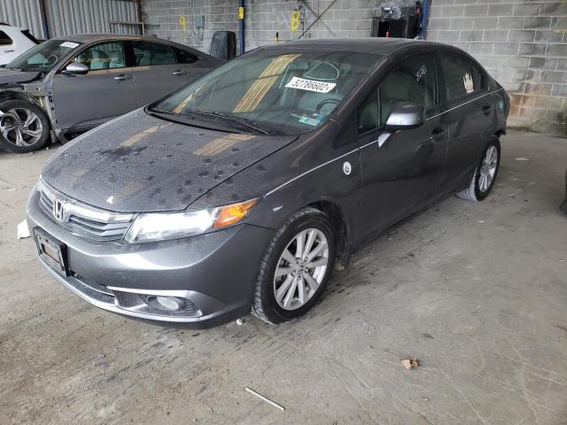 Foto 2 de la subasta – 2012 HONDA CIVIC EXL con VIN 19XFB2F95CE058929