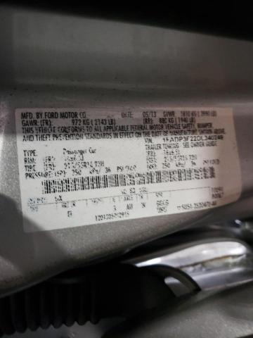Photo 10 from auction – 2013 FORD FOCUS SE with VIN 1FADP3F22DL340249