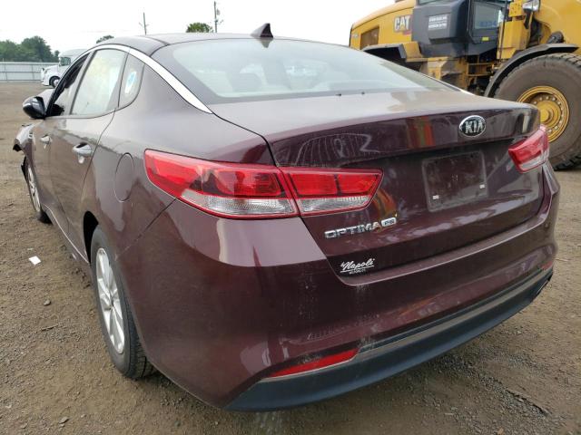 Photo 3 from auction – 2016 KIA OPTIMA LX with VIN 5XXGT4L35GG108822