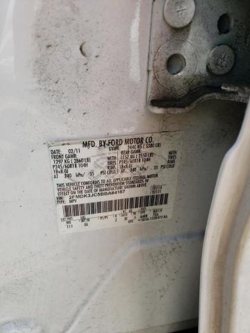 Photo 10 from auction – 2011 FORD EDGE SEL with VIN 2FMDK3JC5BBA84187