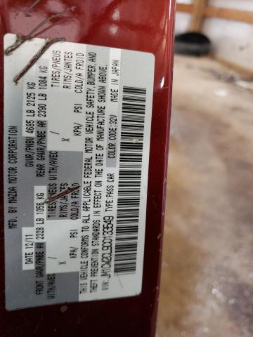 Photo 10 from auction – 2012 MAZDA 5 with VIN JM1CW2CL9C0133549