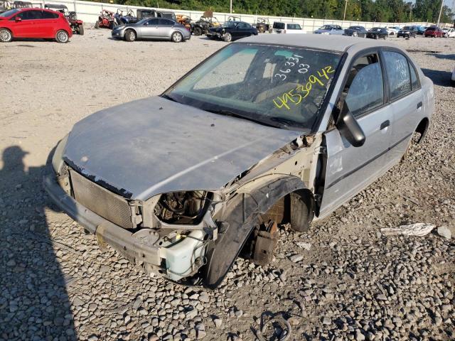 Photo 2 from auction – 2003 HONDA CIVIC DX with VIN 2HGES16143H599542