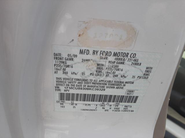 Photo 10 from auction – 2009 FORD ESCAPE HYB with VIN 1FMCU59309KC39329