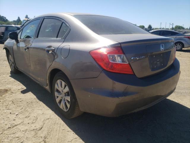 Photo 3 from auction – 2012 HONDA CIVIC LX with VIN 19XFB2F56CE355480