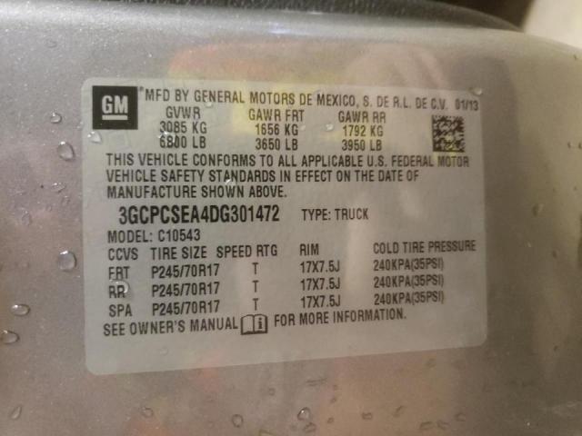 Photo 10 from auction – 2013 CHEVROLET SILVERADO with VIN 3GCPCSEA4DG301472