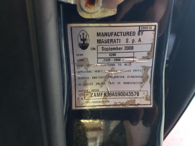 Photo 10 from auction – 2009 MASERATI QUATTROPOR with VIN ZAMFK39A590043579