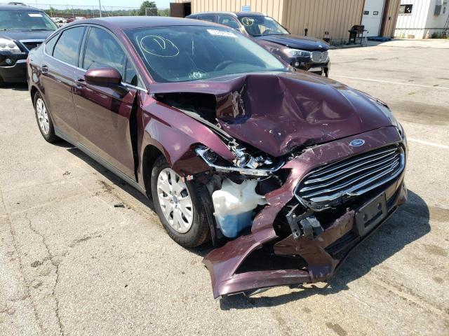 FORD FUSION S 2013 with VIN 3FA6P0G73DR272367 - Photo from auction