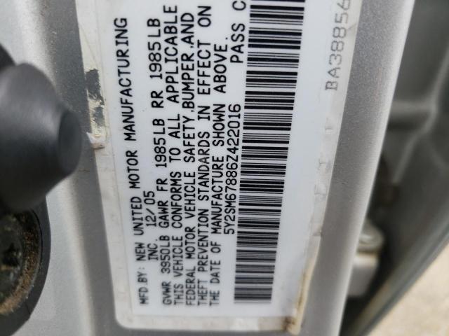 Photo 10 from auction – 2006 PONTIAC VIBE with VIN 5Y2SM67886Z422016