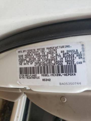 Photo 10 from auction – 2003 TOYOTA AVALON XL with VIN 4T1BF28B33U307566