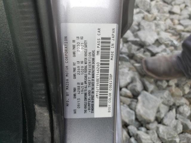 Photo 10 from auction – 2014 MAZDA 6 TOURING with VIN JM1GJ1V68E1146260