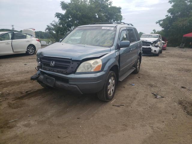 Photo 2 from auction – 2005 HONDA PILOT EXL with VIN 2HKYF18765H557868