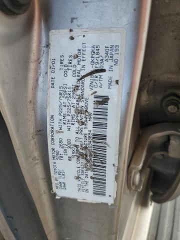 Photo 10 from auction – 2001 TOYOTA 4RUNNER with VIN JT3HN86R610343894