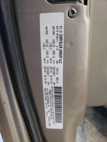 Photo 10 from auction – 2014 CHRYSLER TOWN & COU with VIN 2C4RC1GG7ER348852