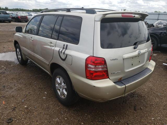 Photo 3 from auction – 2002 TOYOTA HIGHLANDER with VIN JTEHF21A720089603
