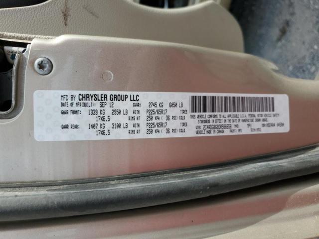 Photo 10 from auction – 2013 DODGE GRAND CARA with VIN 2C4RDGBG8DR566658