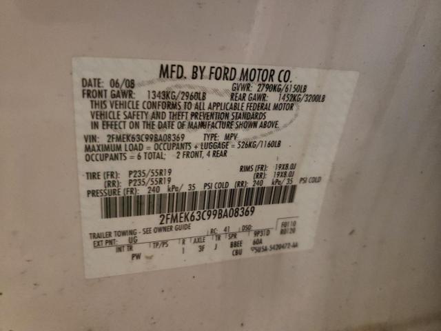 Photo 10 from auction – 2009 FORD FLEX LIMIT with VIN 2FMEK63C99BA08369