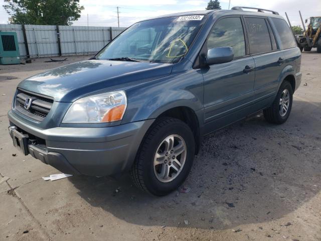 Photo 2 from auction – 2005 HONDA PILOT EXL with VIN 2HKYF18595H516326
