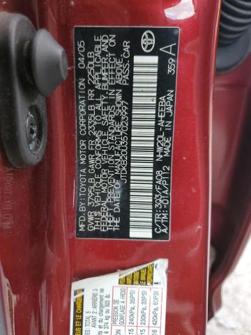 Photo 10 from auction – 2005 TOYOTA PRIUS with VIN JTDKB20U357023997