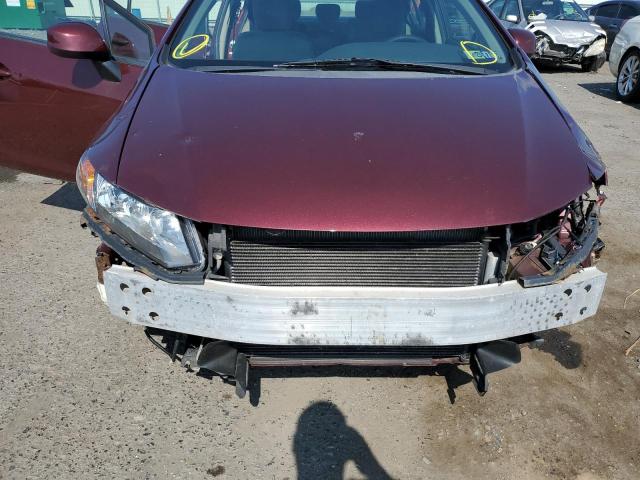 Photo 9 from auction – 2012 HONDA CIVIC LX with VIN 19XFB2F54CE321442
